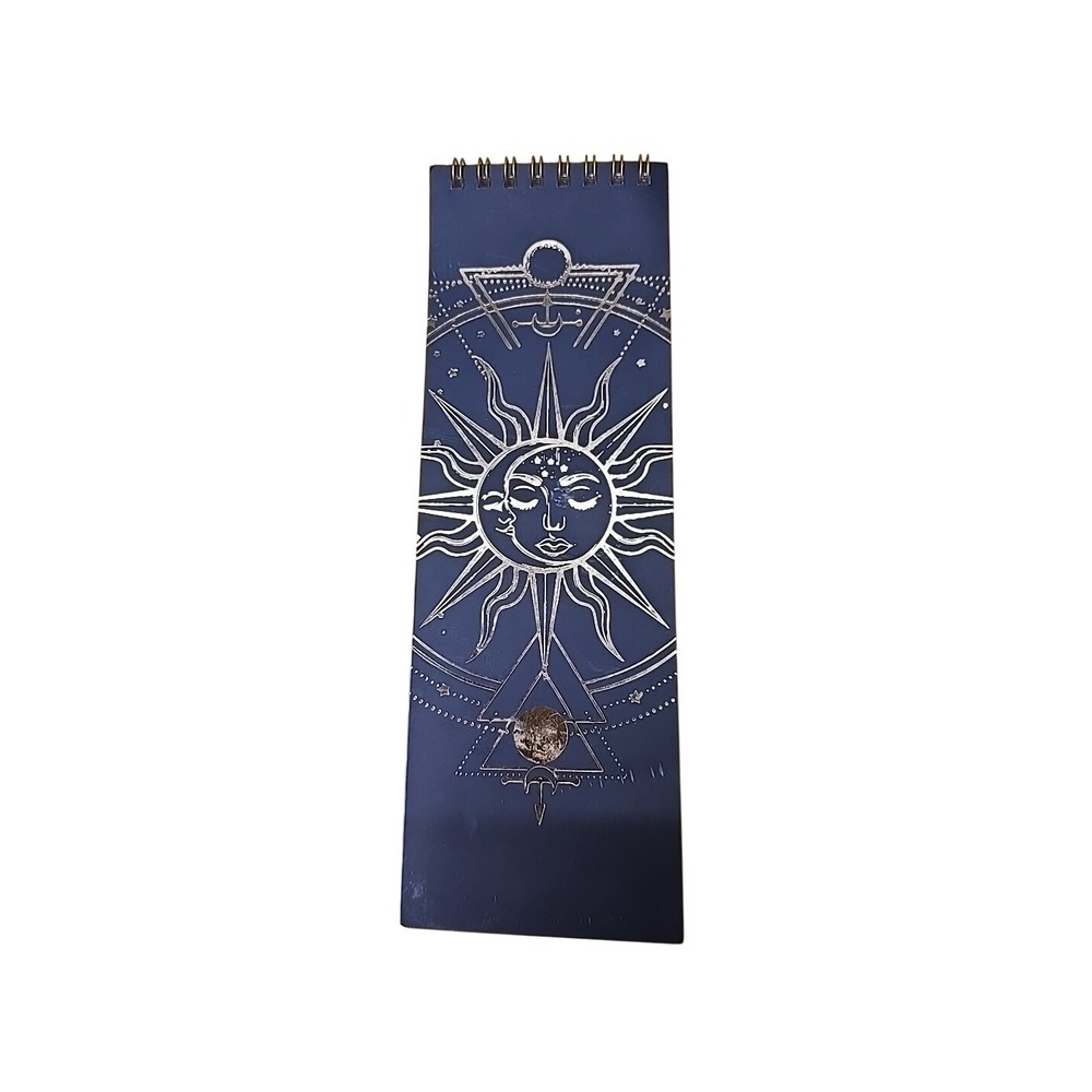 Top Flight Sun Moon Celestial List Pad Wide Ruled Notepad Stationery